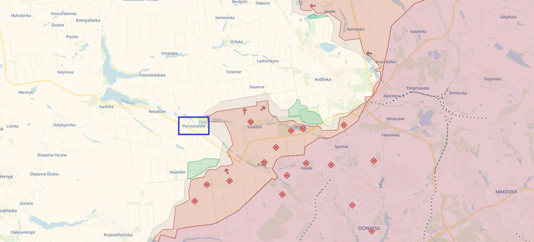 Russia shells Avdiivka less, yet two people killed west of city
